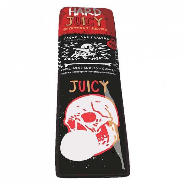 Табак Хулиган Hard - Juicy (Фруктовая Жвачка, 200 грамм) купить в Саратове