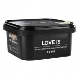 Табак Deus - Love Is (Клубнично-Банановая Жвачка, 250 грамм)