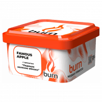 Табак Burn - Famous Apple (Зеленое Яблоко со Льдом, 200 грамм) — 