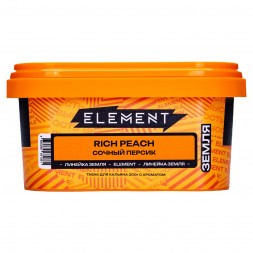 Табак Element Земля - Rich Peach (Сочный Персик, 200 грамм)