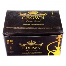 Уголь Crown (22 мм, 24 кубика)
