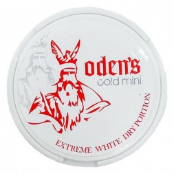 Табак жевательный ODENS - Cold Extreme White Dry Mini (9 грамм, Швеция)