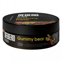 Табак Sebero Black - Gummy Bear (Мармеладные Мишки, 100 грамм)
