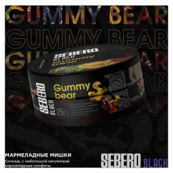 Табак Sebero Black - Gummy Bear (Мармеладные Мишки, 100 грамм)