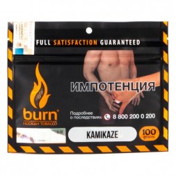 Табак Burn - Kamikaze (Лайм Малина Лед, 100 грамм)