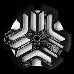 Кальян El Bomber - Sansara Cyber White (Линейка "Designs", Без Колбы)