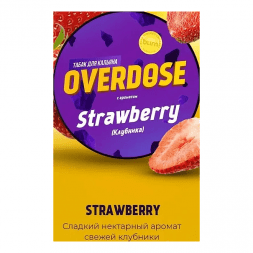 Табак Overdose - Strawberry (Клубника, 200 грамм)
