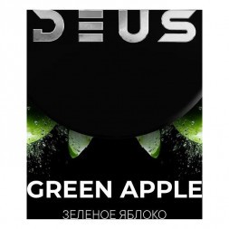 Табак Deus - Green Apple (Зелёное Яблоко, 100 грамм)