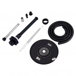 Кальян MISHA Rebel - Revolt Moon Black (Чёрный Белый, Без Колбы)