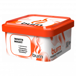Табак Burn - White Night (Ананас Апельсин Ваниль, 200 грамм)