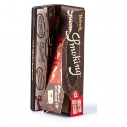 Бумага для самокруток Smoking - King Size Brown + Filter Tips (110х44 мм, 33 штуки)