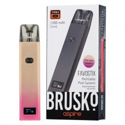 Электронная сигарета Brusko - Favostix (Розово-Золотой Градиент)