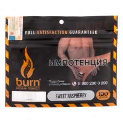Табак Burn - Sweet Raspberry (Сочная Малина, 100 грамм)