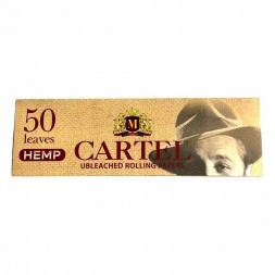 Бумага для самокруток Cartel - Organic Hemp Unbleached (50 штук)