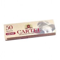 Бумага для самокруток Cartel - Organic Hemp Unbleached (50 штук)