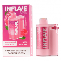 INFLAVE SPIN - Малиновый Лимонад (8000 затяжек)