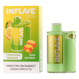 INFLAVE SPIN - Лимонные Леденцы (8000 затяжек)