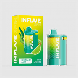 INFLAVE SPIN - Киви Лайм Алоэ (8000 затяжек)