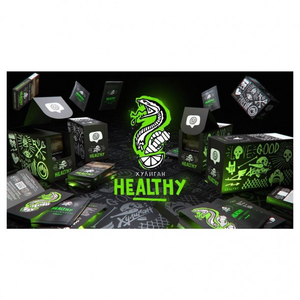 Табак Хулиган - Healthy (Имбирь и Лимон, 25 грамм) купить в Саратове