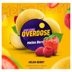 Табак Overdose - Melon Berry (Ягодная Дыня, 200 грамм)