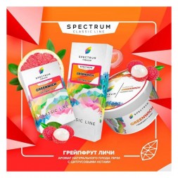 Табак Spectrum Hard - Greenwich (Грейпфрут Личи, 100 грамм)