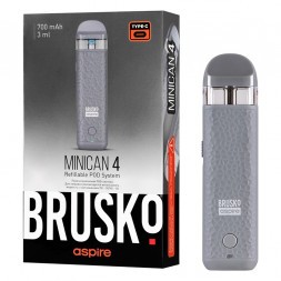 Электронная сигарета Brusko - Minican 4 (Серый)