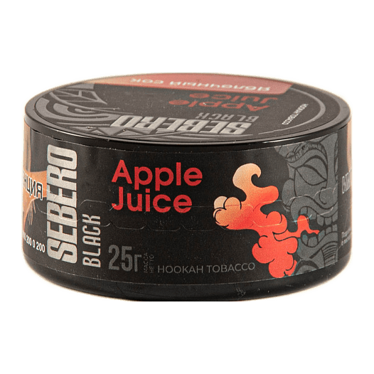 Табак Sebero Black - Apple Juice (Яблочный Сок, 25 грамм) купить в Саратове