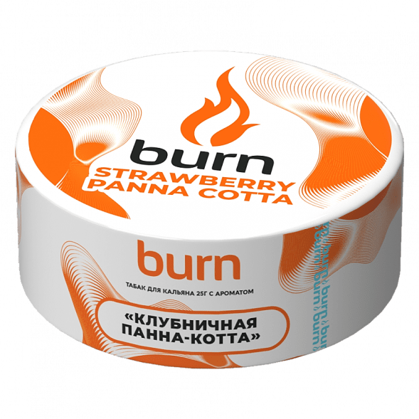 Табак Burn - Strawberry Panna-Cotta (Клубничная Панна-котта, 25 грамм) купить в Саратове