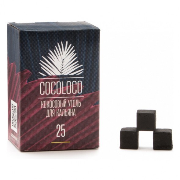 Уголь CocoLoco (25 мм, 72 кубика) купить в Саратове